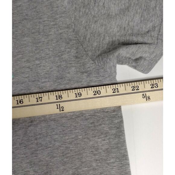 Texas A&M University Women's T-Shirt Large Gray Pink Floral Short Sleeve Tee - Picture 6 of 7